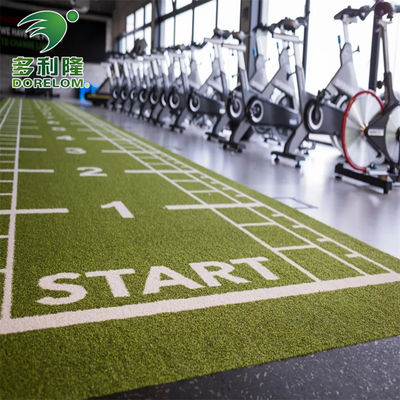 Усовершенствуйте свои тренировки с помощью Dorelom Green Artificial Grass Gym Floor Mat and Sled Track