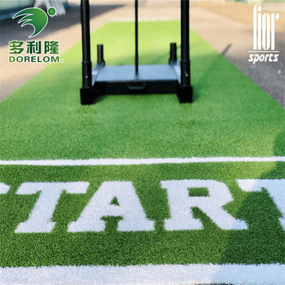 Усовершенствуйте свои тренировки с помощью Dorelom Green Artificial Grass Gym Floor Mat and Sled Track