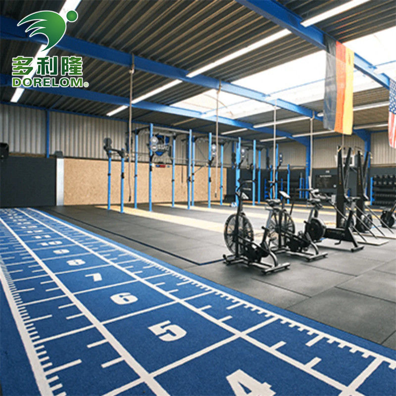 Прочный 63000 швов / м2 PE Gym Sled Track Трава Искусственный газон для трассы для бега на санях